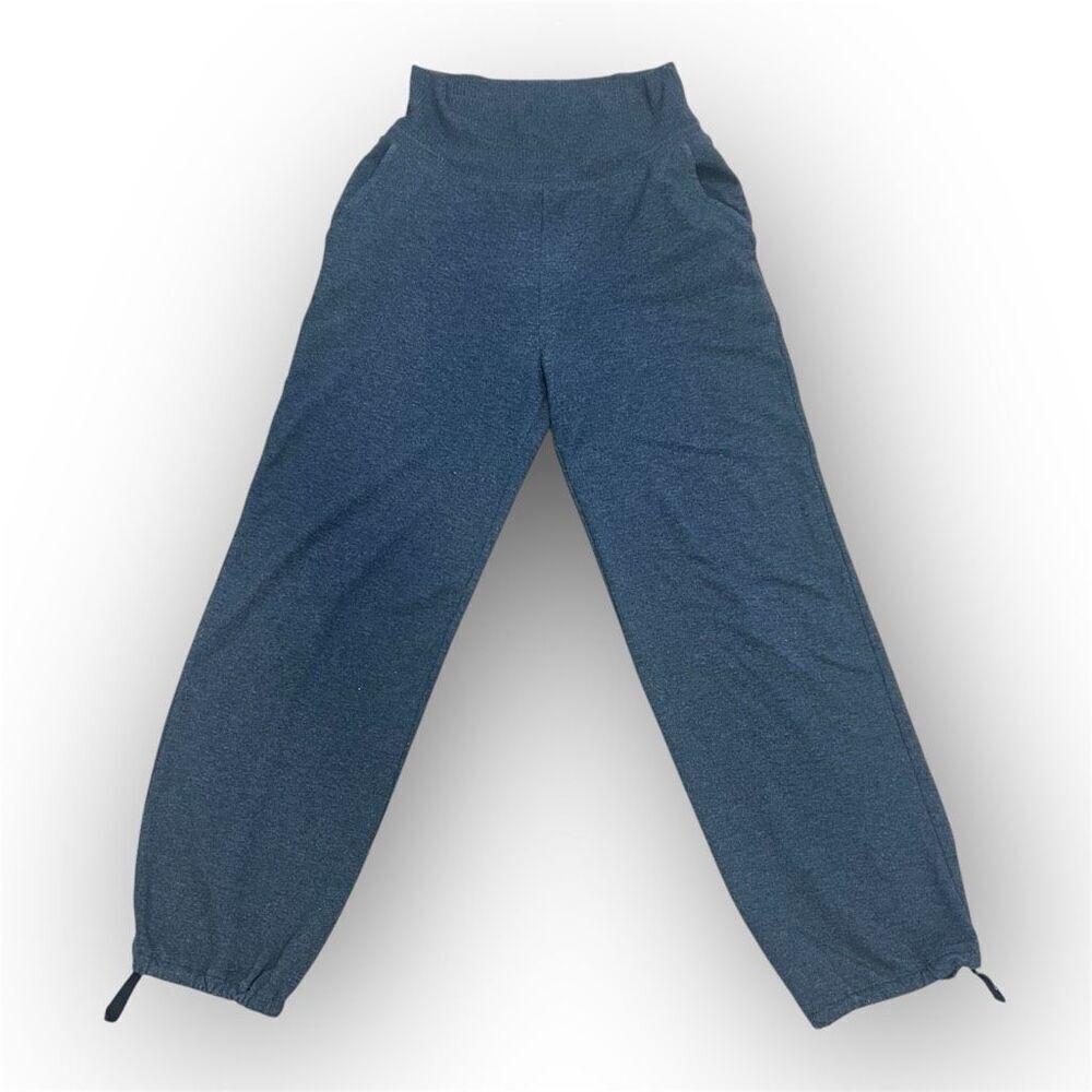 Aerie High Waist Thick Band Jogger Sweatpants Charcoal Gray, Juniors Medium